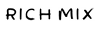 Rich Mix Logo-black on white