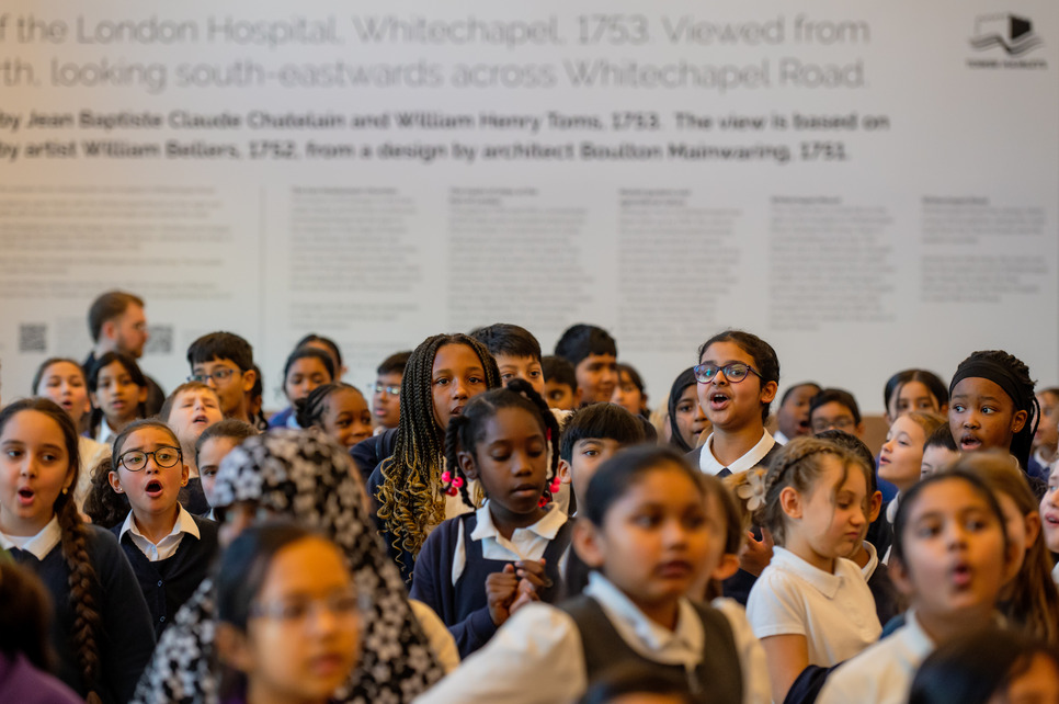 Spitalfields Music Primary Big Sing - Photo by James Berry (Spitalfields Music)