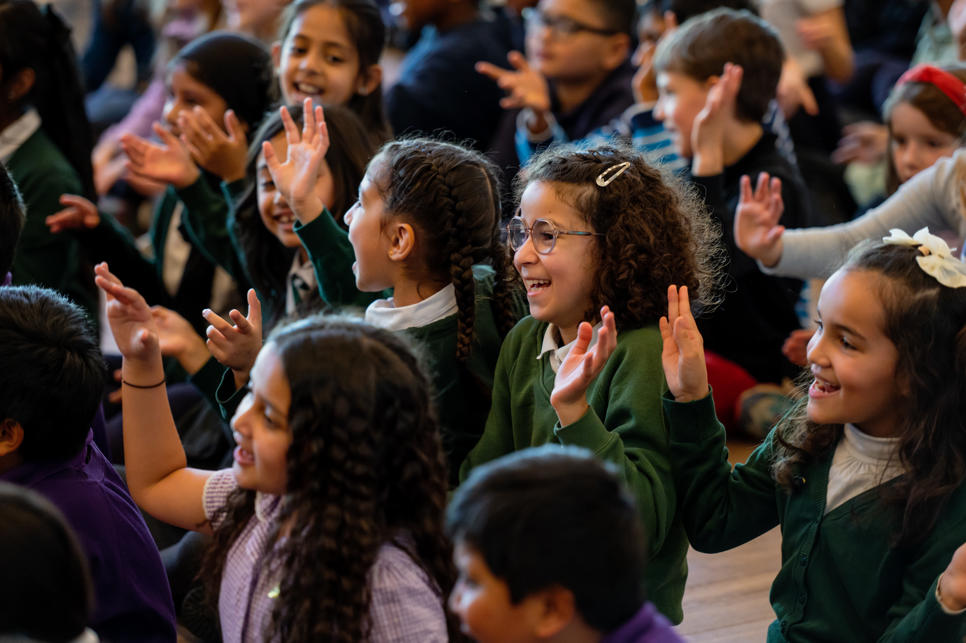 Spitalfields Music Primary Big Sing - Photo by James Berry (Spitalfields Music)